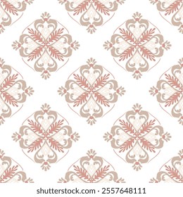 Red, grey and white embroidery, motif ethnic ikat seamless textile illustration, print striped ornament, pattern, design for wrapping, silk, scarf, background, and textile.