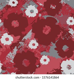 red, grey and whyte flowers