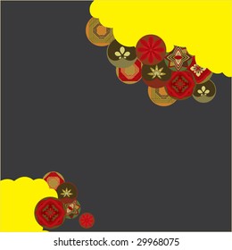 red grey and yellow