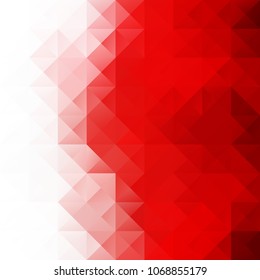 Red Grid Mosaic Background, Creative Design Templates