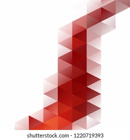 Red Grid Mosaic Background, Creative Design Templates