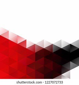 Red Grid Mosaic Background, Creative Design Templates