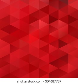 Red Grid Mosaic Background, Creative Design Templates