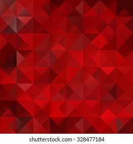 Red Grid Mosaic Background, Creative Design Templates