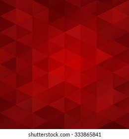 Red Grid Mosaic Background, Creative Design Template