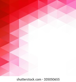 Red Grid Mosaic Background, Creative Design Templates