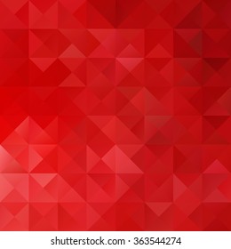 Red Grid Mosaic Background, Creative Design Templates