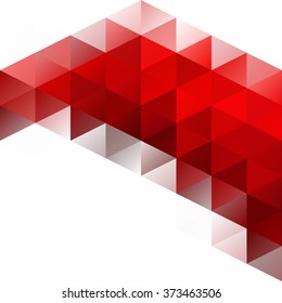 Red Grid Mosaic Background, Creative Design Templates