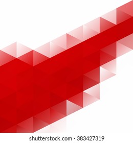 Red Grid Mosaic Background, Creative Design Templates