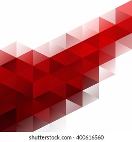 Red Grid Mosaic Background, Creative Design Templates