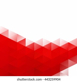 Red Grid Mosaic Background, Creative Design Templates