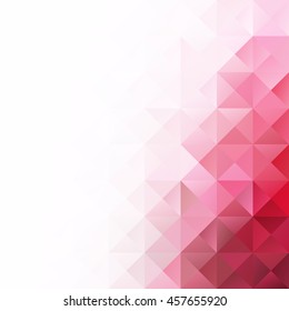 Red Grid Mosaic Background, Creative Design Templates