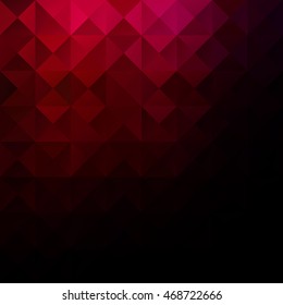 Red Grid Mosaic Background, Creative Design Templates