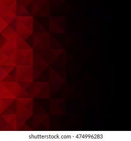 Red Grid Mosaic Background, Creative Design Templates