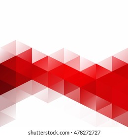 Red Grid Mosaic Background, Creative Design Templates