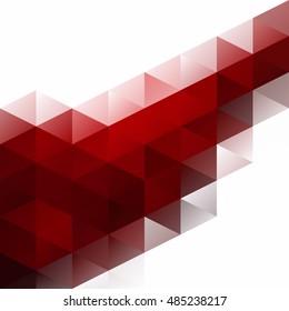 Red Grid Mosaic Background, Creative Design Templates