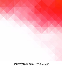 Red Grid Mosaic Background, Creative Design Templates