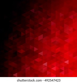 Red Grid Mosaic Background, Creative Design Templates