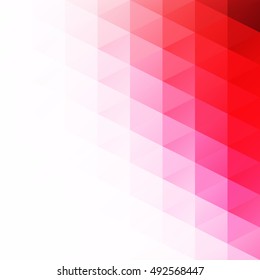 Red Grid Mosaic Background, Creative Design Templates