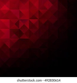 Red Grid Mosaic Background, Creative Design Templates