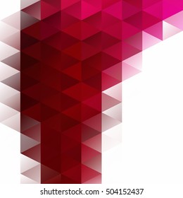 Red Grid Mosaic Background, Creative Design Templates