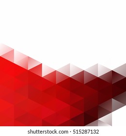 Red Grid Mosaic Background, Creative Design Templates