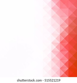 Red Grid Mosaic Background, Creative Design Templates