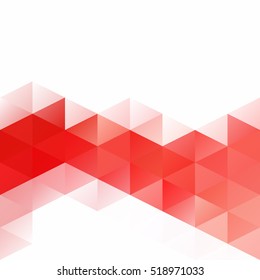 Red Grid Mosaic Background, Creative Design Templates