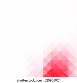 Red Grid Mosaic Background, Creative Design Templates