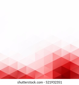 Red Grid Mosaic Background, Creative Design Templates