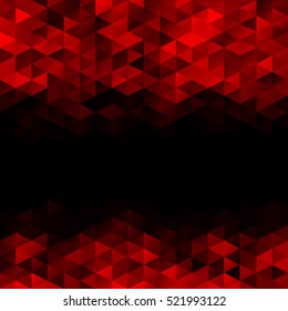 Red Grid Mosaic Background, Creative Design Templates