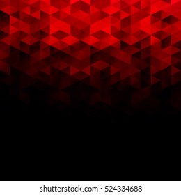Red Grid Mosaic Background, Creative Design Templates