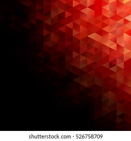 Red Grid Mosaic Background, Creative Design Templates