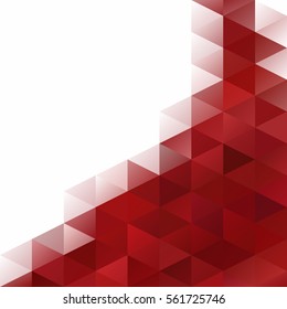 Red Grid Mosaic Background, Creative Design Templates
