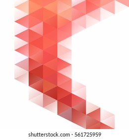 Red Grid Mosaic Background, Creative Design Templates