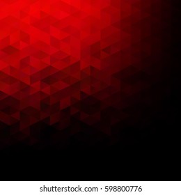 Red Grid Mosaic Background, Creative Design Templates