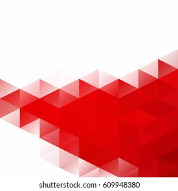 Red Grid Mosaic Background, Creative Design Templates