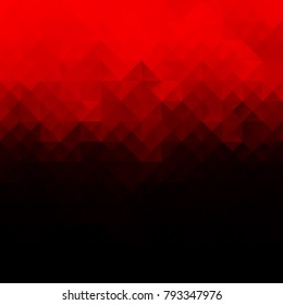 Red Grid Mosaic Background, Creative Design Templates