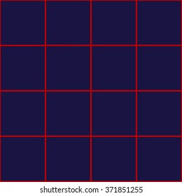 Red Grid Square Royal Blue Background Vector Illustration