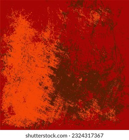 Fondo de color gris rojo. Textura abstracta en arañazos, escaramuzas. Ilustración caótica vectorial