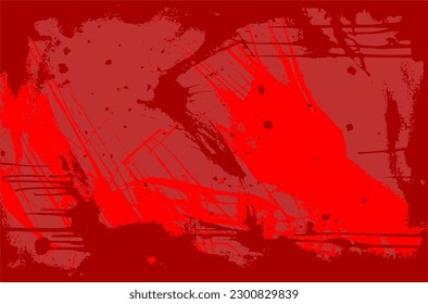Red grunge background abstract vector