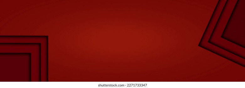 Red grunge background. Bright web banner. Light reflection on the wall. Copy space for your design. Website header.