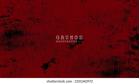 red grunge background with ink splash effect, splash banner concept