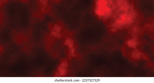 Red grunge background with space for text, abstract Watercolor red grunge background painting, red cement wall with dark texture background, old textured black and red hand painted grunge background
