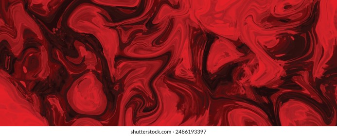 Roter Grunge-Hintergrund mit Platz für Text, abstrakte Aquarellfarbe Roter Grunge-Hintergrund-Malerei, Abstrakter wunderschöner roter eleganter Hintergrund. Dunkelrot Horror gruseliger Hintergrund. Grunge Horror Textur. 