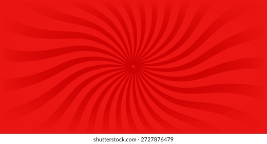 Red grunge background with sunburst 
