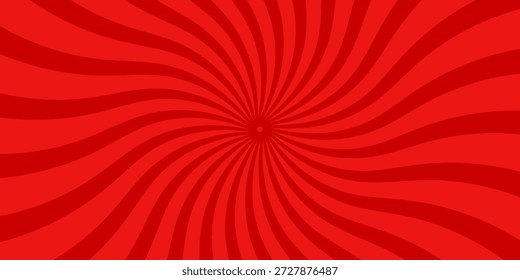 Red grunge background with sunburst 