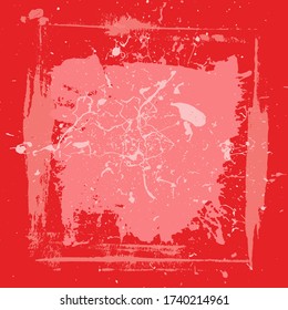 Red Grunge Background Texture Abstract