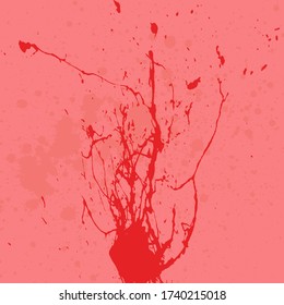 Red Grunge Background Texture Abstract