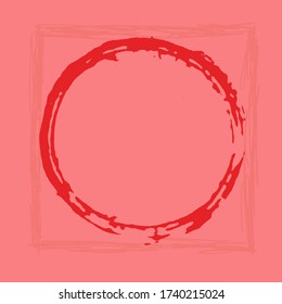 Red Grunge Background Texture Abstract